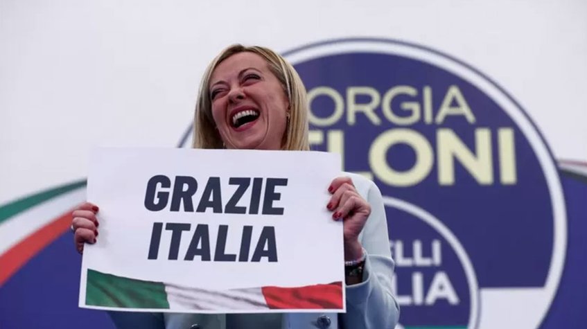 Llega al poder en Italia la ultraderechista Meloni, la primera mujer en gobernar el país, quien dice "no a LGBT"
